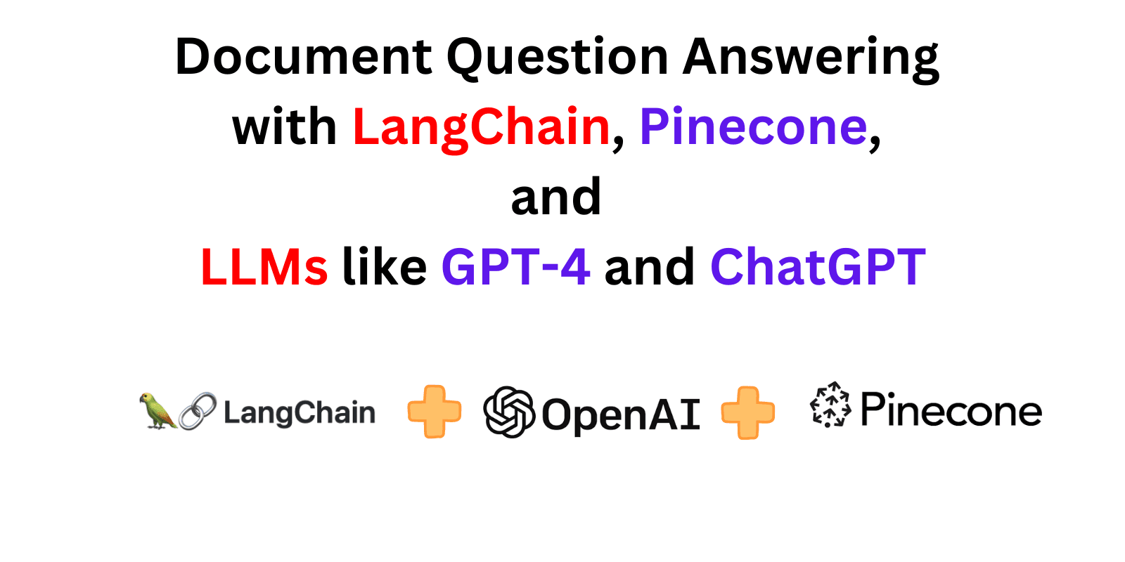 Building a Document-based Question Answering System with LangChain, Pinecone, and LLMs like GPT-4 and ChatGPT